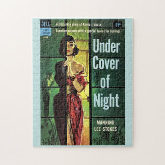 1957 Under Cover of Night paperback cover Jigsaw Puzzle