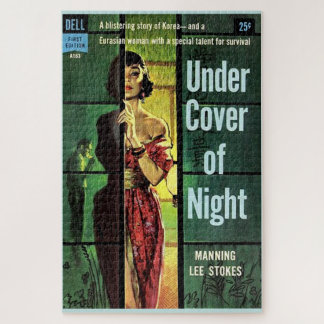 1957 Under Cover of Night paperback cover Jigsaw Puzzle