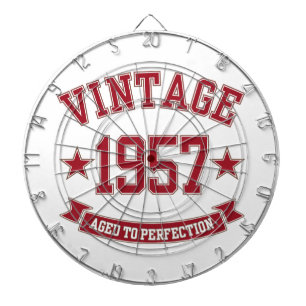 1957 Vintage Aged to Perfection Dart Board