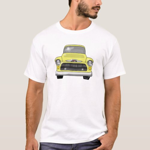 1957 Yellow Chevy Pickup T_Shirt