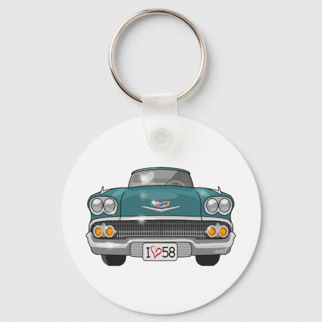 1958 Chevrolet Impala Keychain (Front)