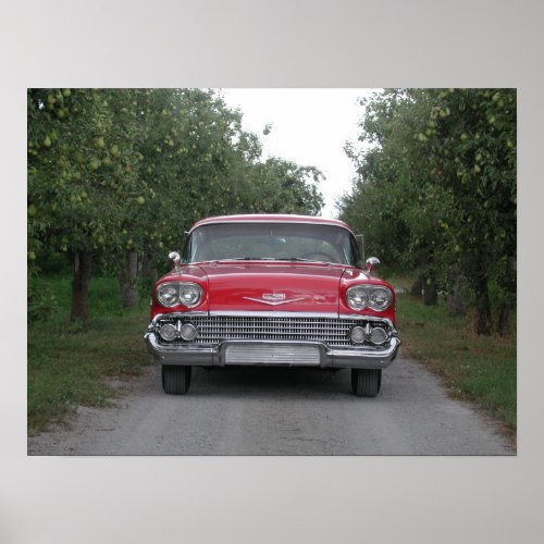 1958 Chevrolet Impala Poster