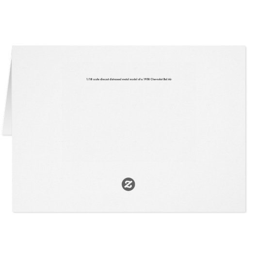 1958 Chevy Bel Air,junkyard car,classic car,rusty (Back Horizontal)