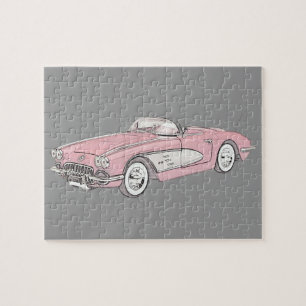 1958 Chevy Corvette Jigsaw Puzzle