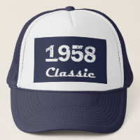 1958 Classic 60th Birthday Celebration Trucker Hat