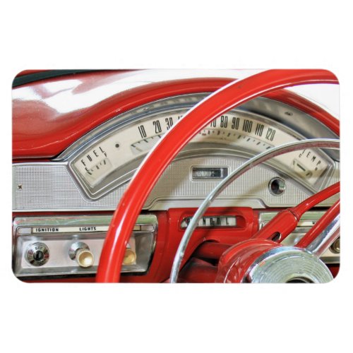 1958 Classic Car Dashboard Magnet