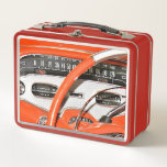1958 Classic Car Dashboard Metal Lunch Box