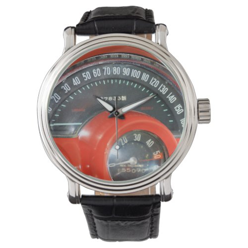 1958 Classic Sports Car Speedometer Watch