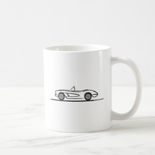 1958 Corvette Convertible Coffee Mug