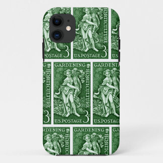 1958 Gardening + Horticulture Stamp iPhone 11 Case