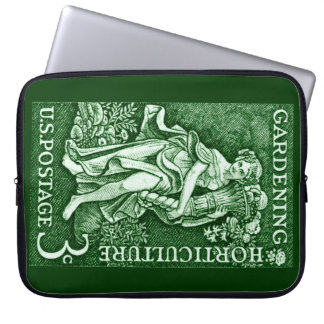 1958 Gardening + Horticulture Stamp Laptop Sleeve