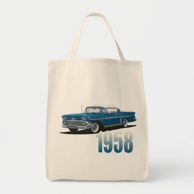 1958 Impala Tote Bag (Front)