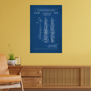 1958 US Patent 2844902 - Fountain Pen Pistol Poster