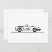 1959 1960 Chevrolet Corvette (Front/Back)