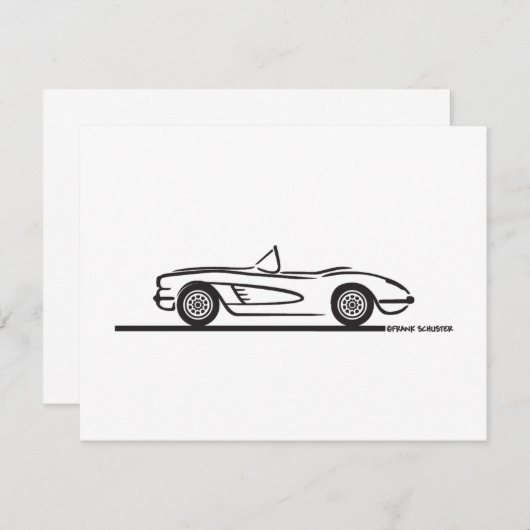 1959 1960 Chevrolet Corvette (Front/Back)