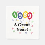 1959 A Great Year Birthday Paper Napkins at Zazzle