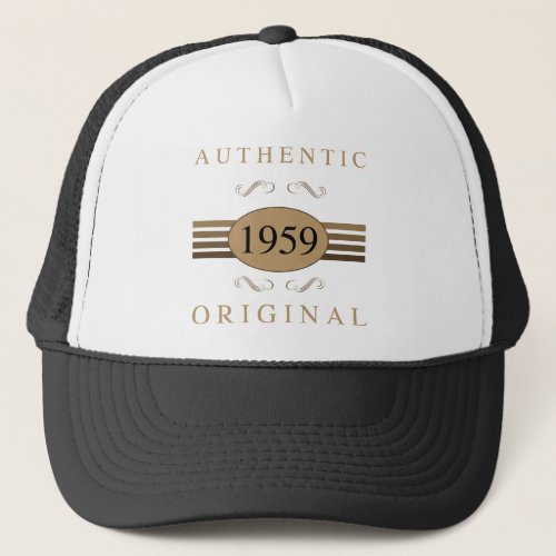 1959 Birthday Authentic Trucker Hat