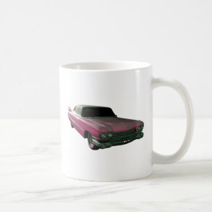 1959 Caddilac Big Pink Fins Coffee Mug