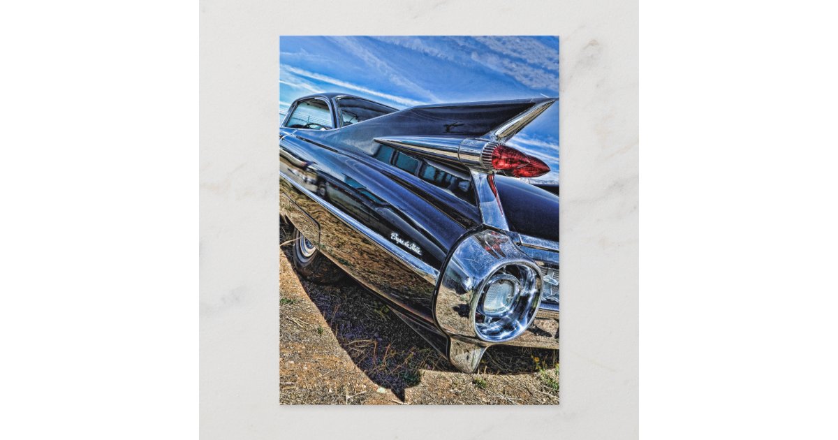 1959 cadillac hot rod postcard | Zazzle