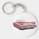 1959 Cadillac Teal Car Keychain | Zazzle