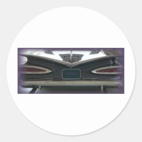 1959 Chevy Bel Air products Classic Round Sticker
