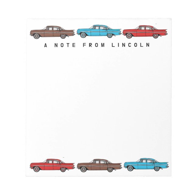 1959 Chevy Impala classic cars custom  Notepad (Front)