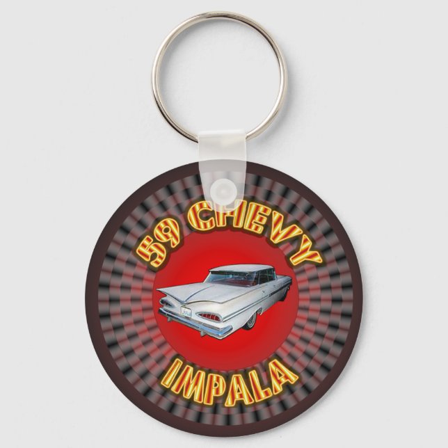 1959 Chevy Impala Keychain. Keychain (Front)