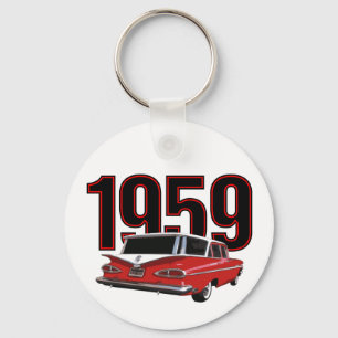 1959 Chevy Wagon Keychain