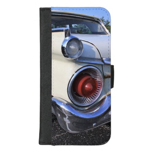 1959 Classic Car Fin  Tail Lights iPhone 87 Plus Wallet Case