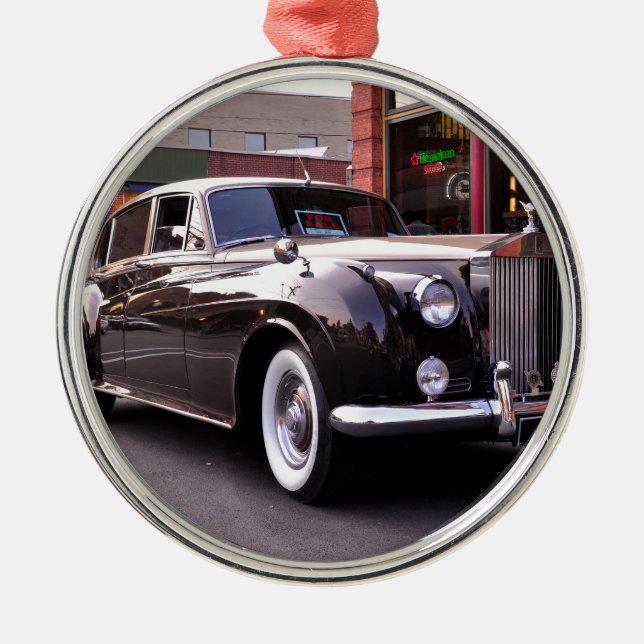1959 Classic Rolls Royce Metal Ornament (Front)