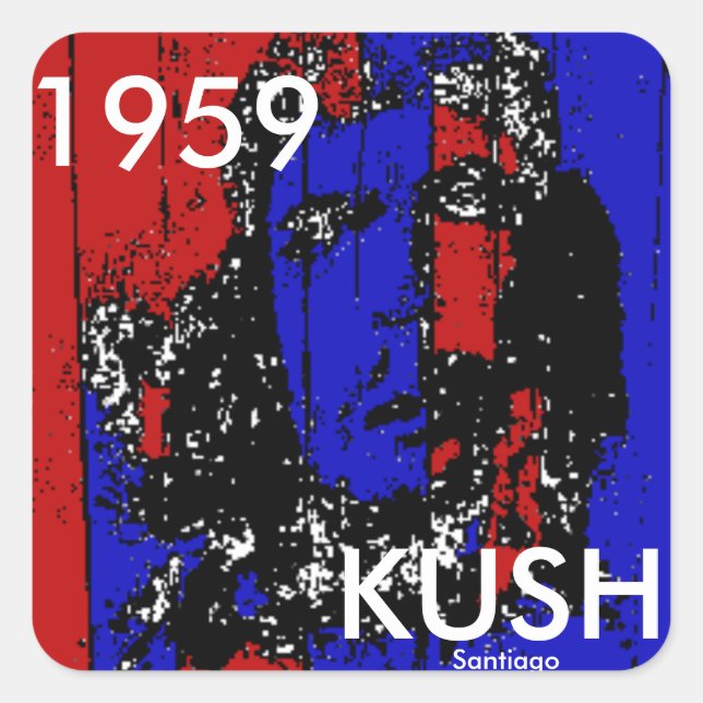 1959 KUSH SQUARE STICKER (Front)