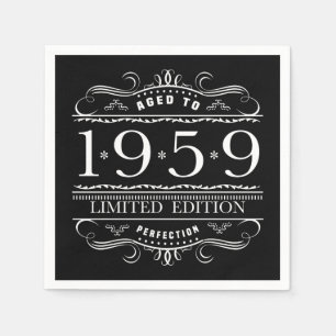 1959 Limited Edition Birthday Napkins