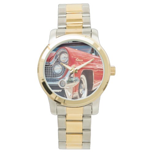 1959 Lincoln Two_Tone with Gold and Silver Tone Watch