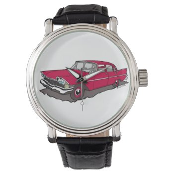 1959 Plymouth Savoy Watch by buyfranklinsart at Zazzle