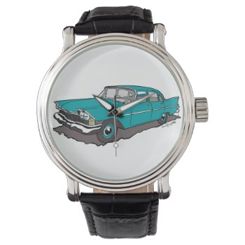 1959 Plymouth Savoy Watch by buyfranklinsart at Zazzle