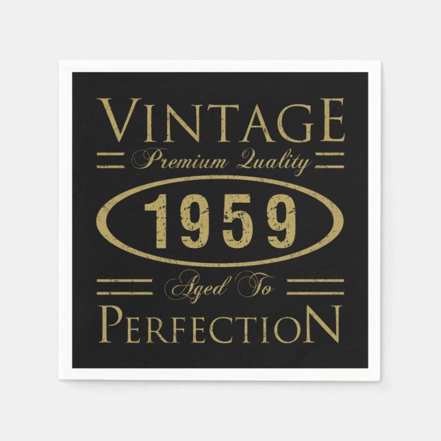 1959 Premium Quality Napkins (Front)