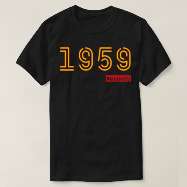 1959 records T-Shirt (Design Front)