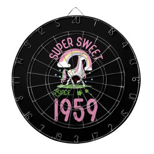 1959 Sweet unicorn Dart Board