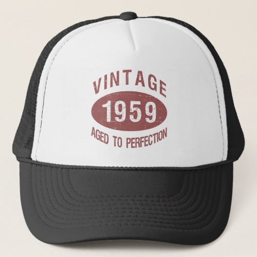 1959 Vintage Birthday Trucker Hat