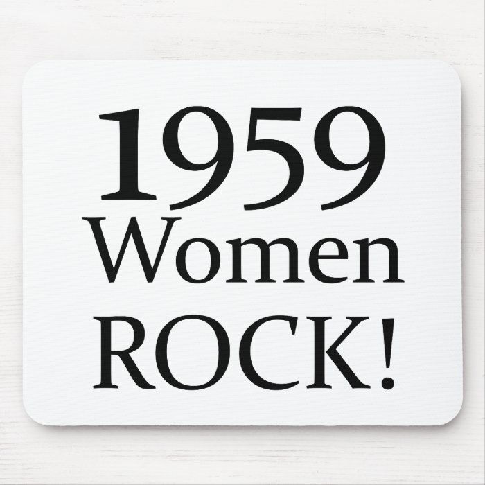 1959 Women Rock Mousepads