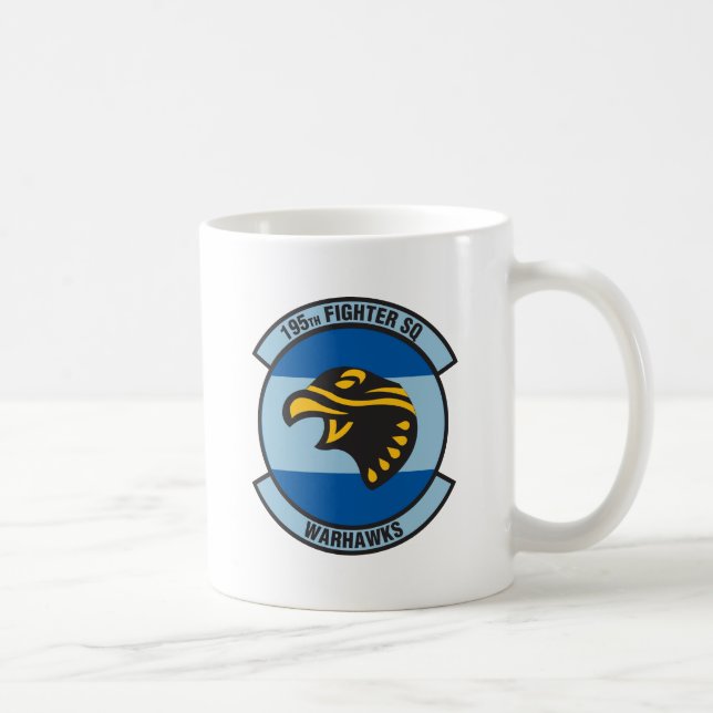 195th Warhawks Fighter Squadron Coffee Mug (Right)