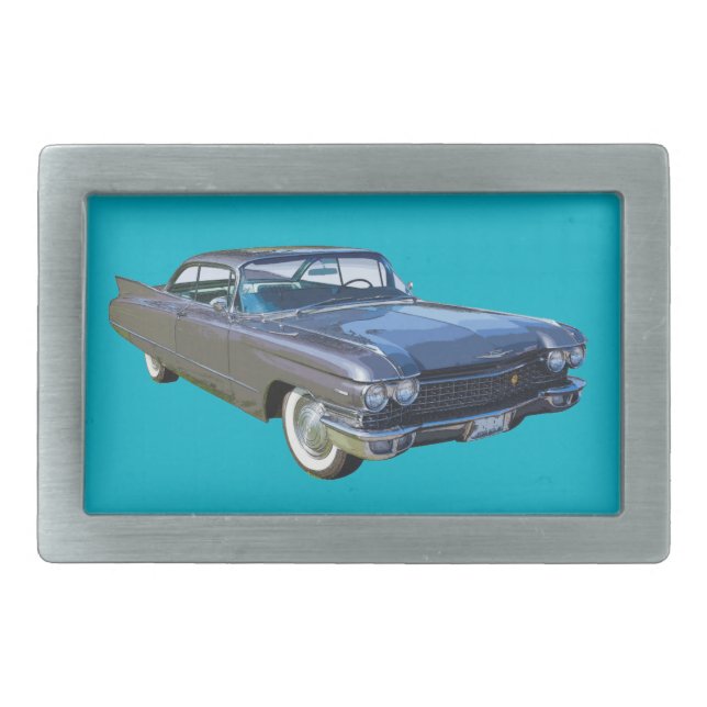 1960 Cadillac Classic Luxury Car Belt Buckle (Front)