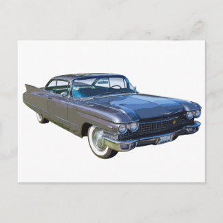 1960 Cadillac Luxury Car Postcard