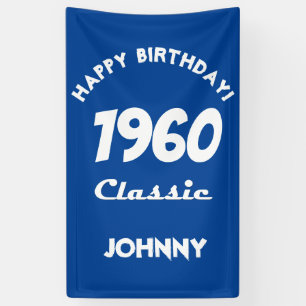 1960 Classic 60th Birthday Celebration Banner