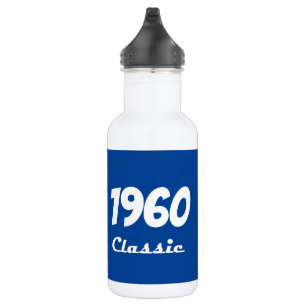1960 Classic 60th Birthday Celebration Stainless Steel Water Bottle