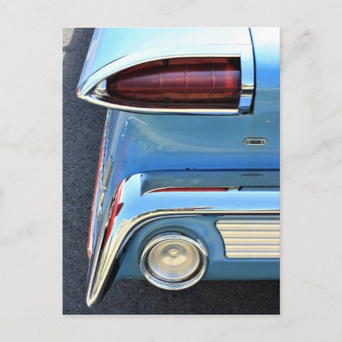 1960 Classic Car Taillights Postcard