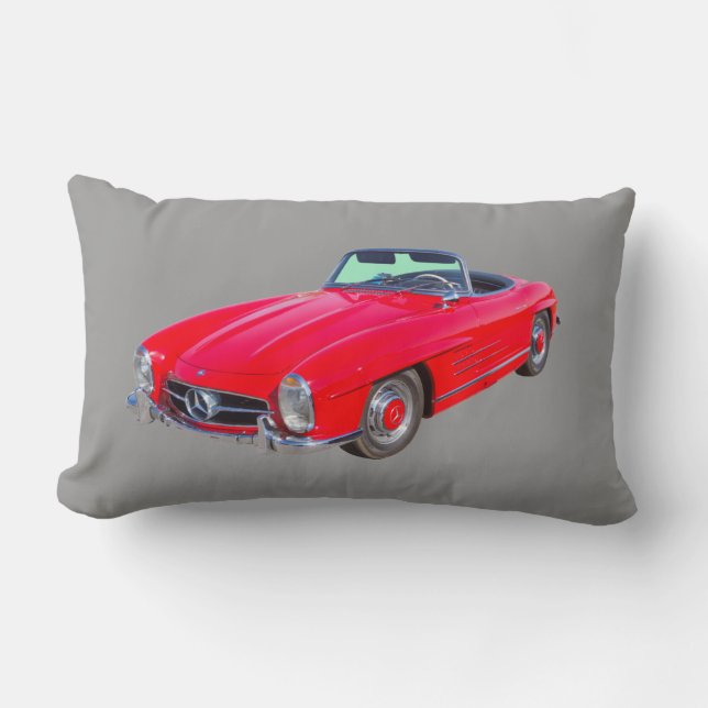 1960 Mercedes Benz 300 SL Convertible Lumbar Pillow (Front)