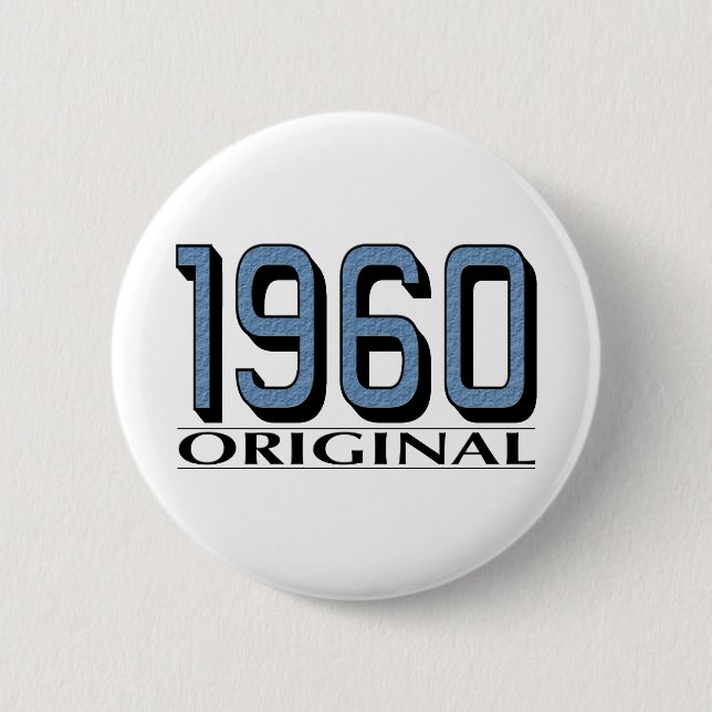 1960 Original Pinback Button (Front)