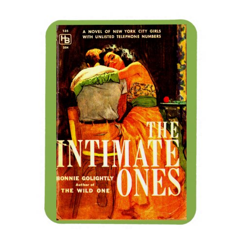 1960 pulp novel cover The Intimate Ones Magnet