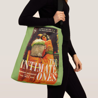 1960 pulp novel cover The Intimate Ones print Crossbody Bag